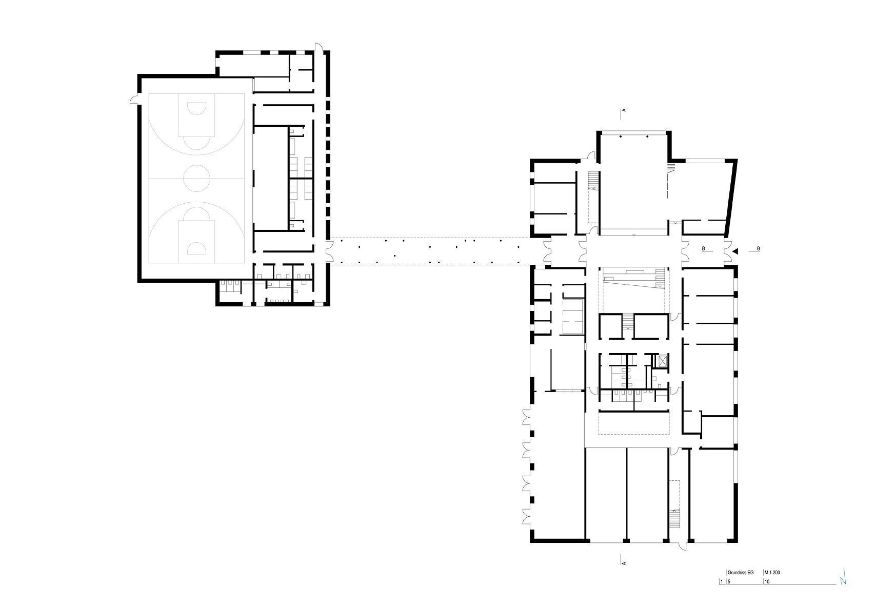 Grundriss des Erdgeschosses