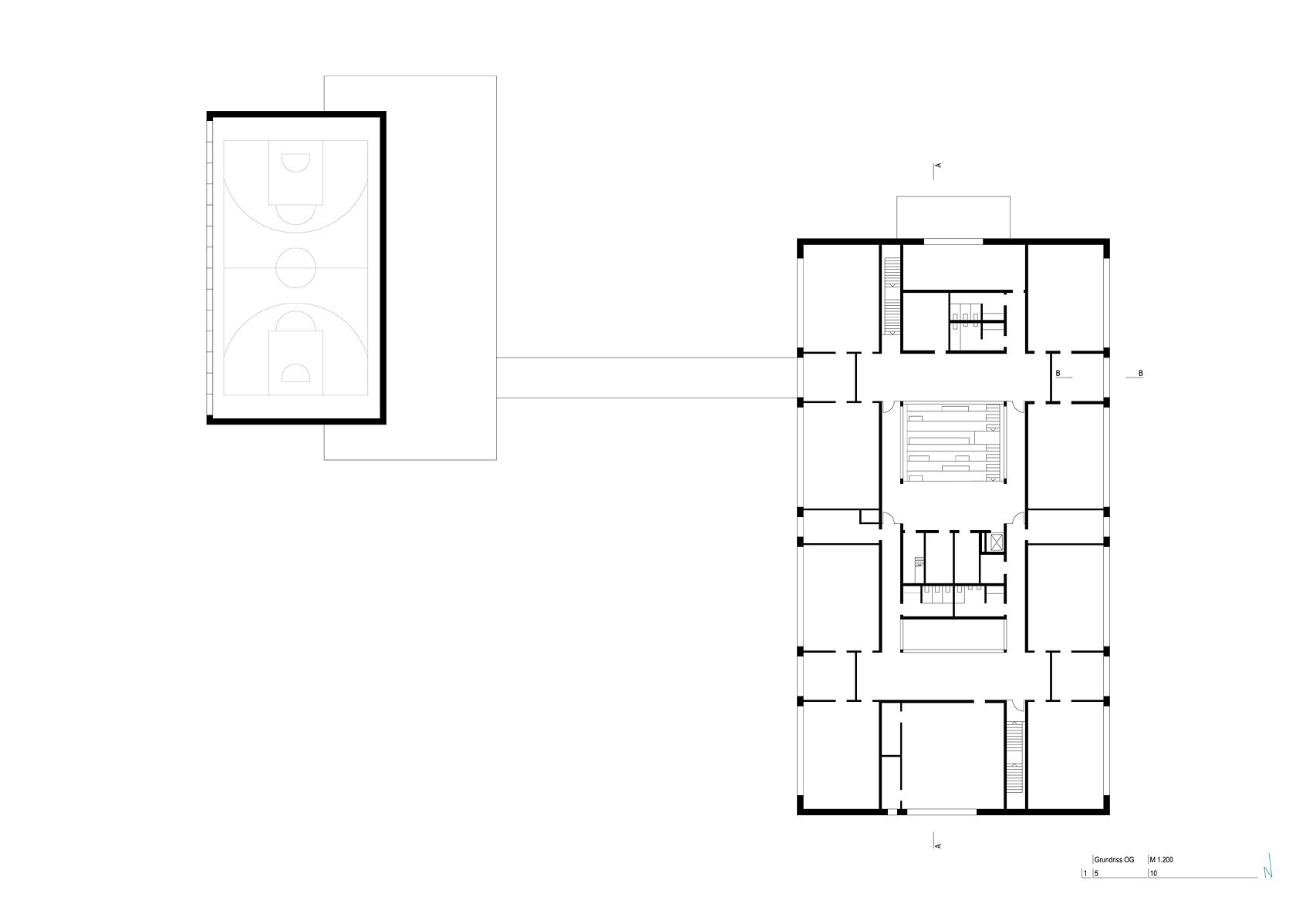 Grundriss des Obergeschosse